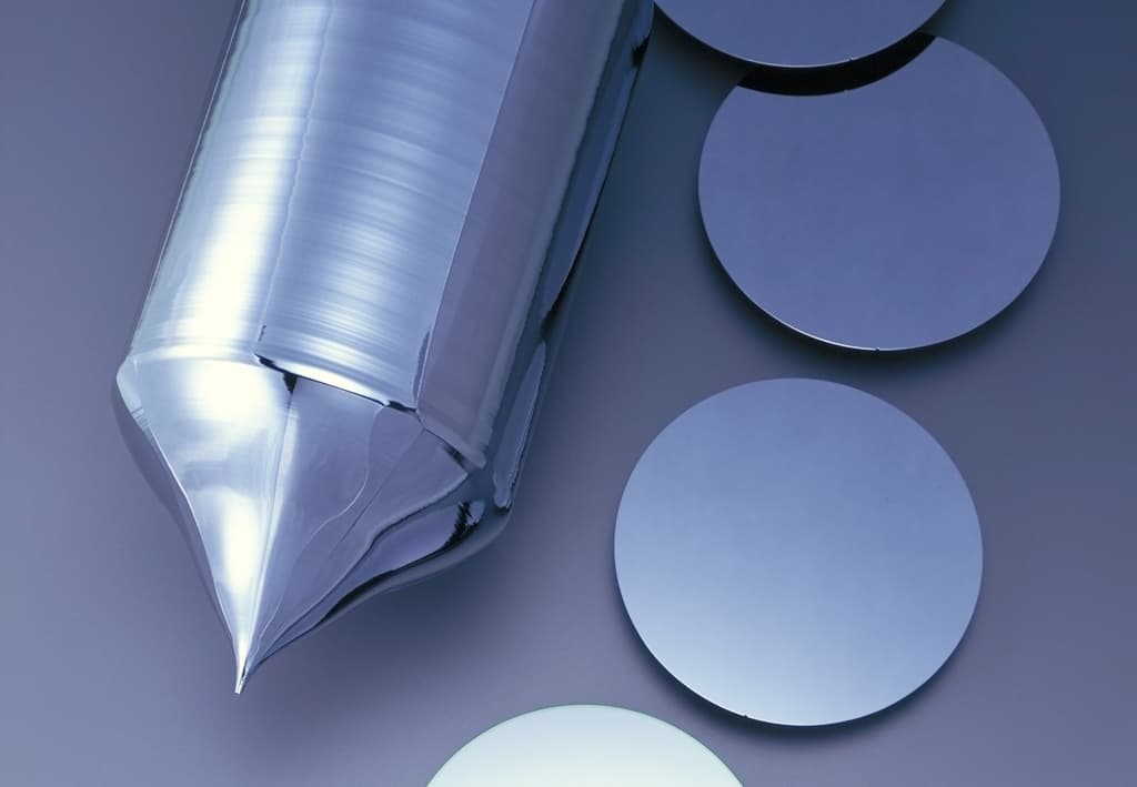 Silicon ingot and wafer production